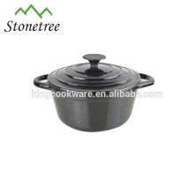 Eco-Friendly enamel coating cast iron cookware set/cast iron pan